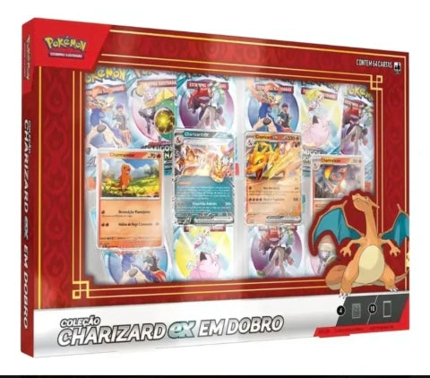 BOX CHARIZARD EM DOBRO (PT-BR)