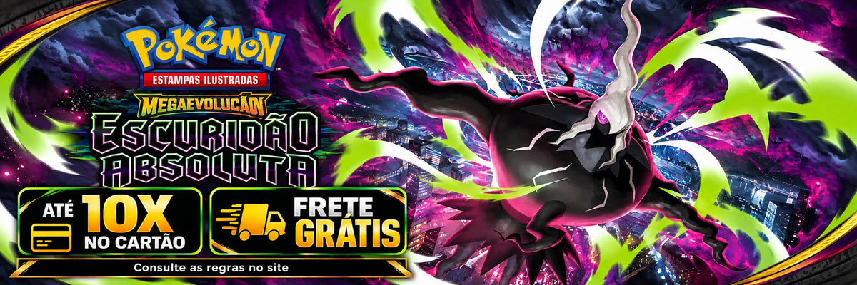 Pokemon Megaevolucao Escuridao Absoluta na Arcan TCG, ate 10x no cartao e frete gratis